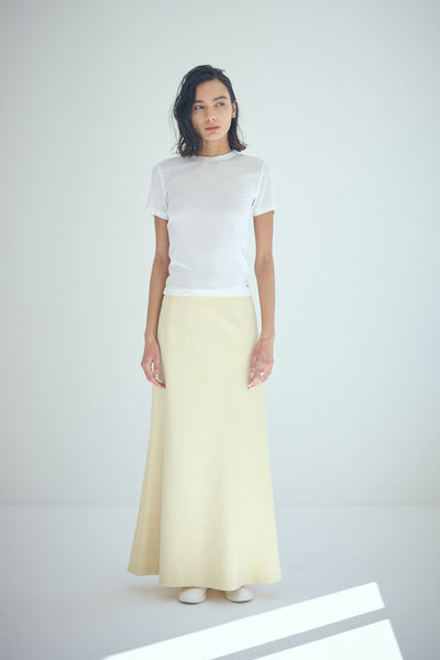 スカート satin flare skirt SATIN SEMI FLARE SKIRT
