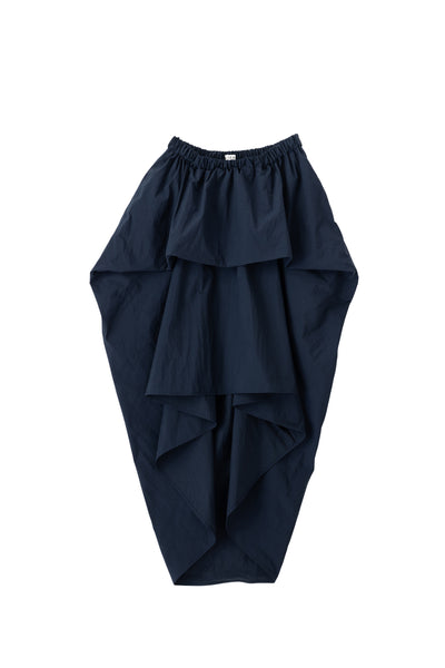 SEA TYPEWRITER DRAPE SKIRT