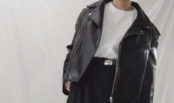 VEGAN LEATHER RIDERS JACKET＆FLARE TROUSERS 予約販売のお知らせ