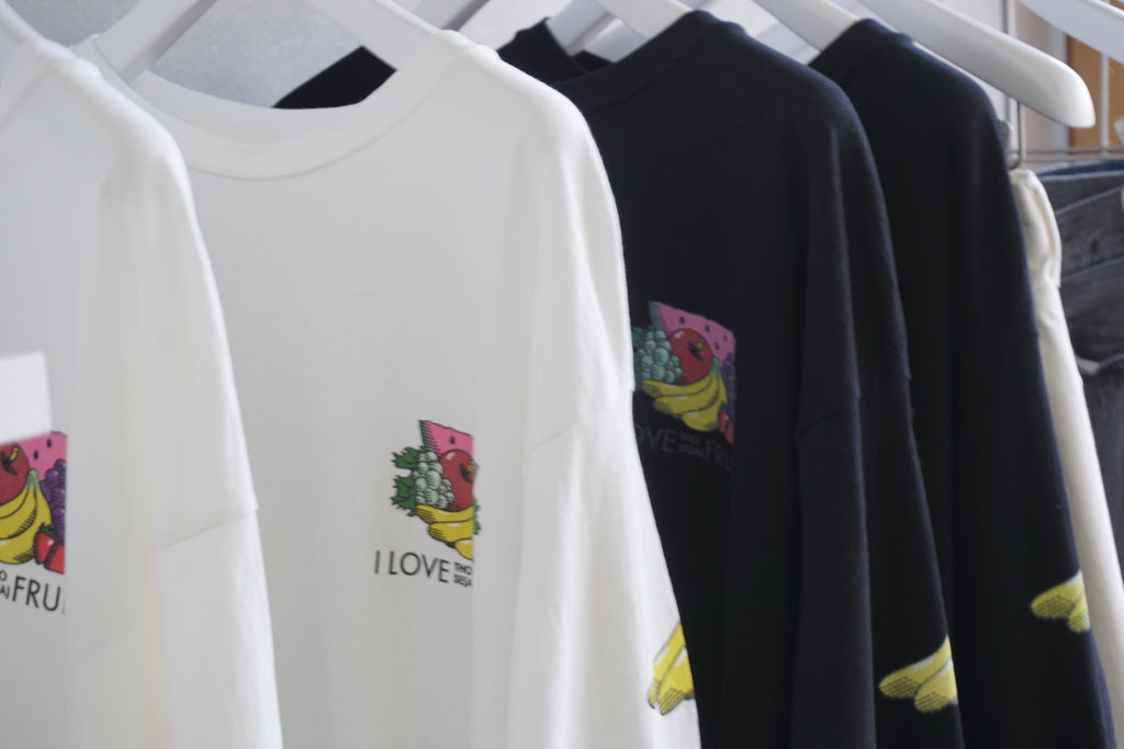 VINTAGE FRUITS Graphic L/S TEE﻿ 予約販売のお知らせ – SEA