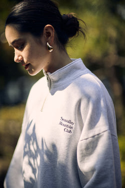 SEA "Seavalley Mountain Club" HALF ZIP SWEAT PULLOVER