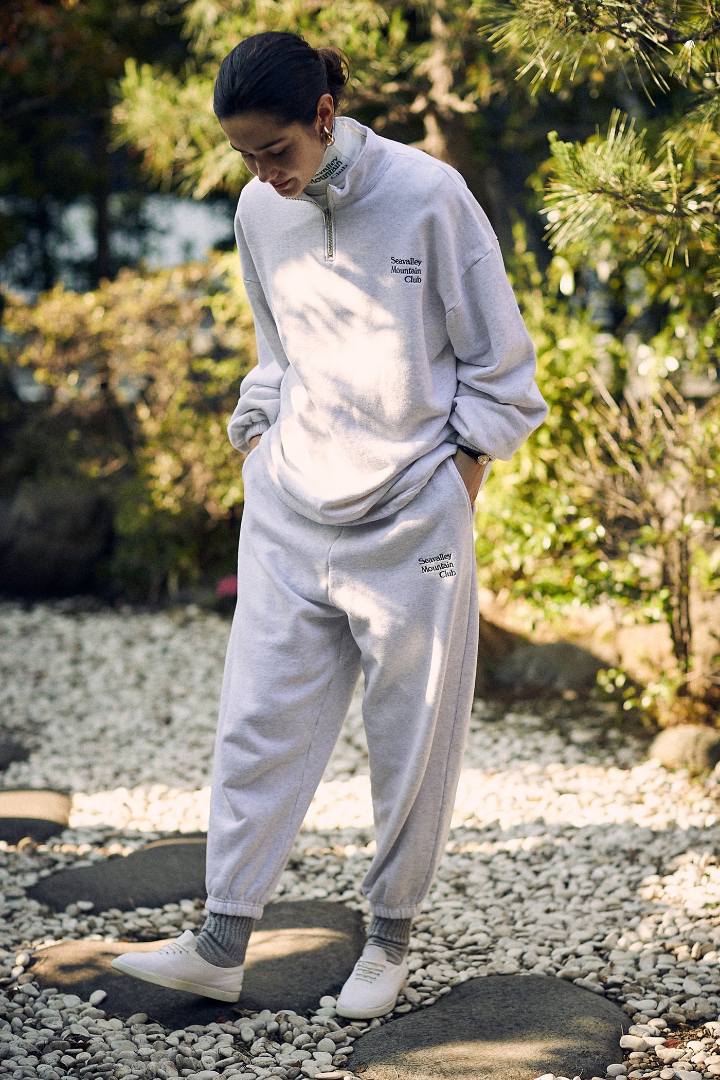 SEA - SEA CLEAN SWEATSHIRT クリーンスウェット　charcoal SEA CLEAN SWEATSHIRT クリーンスウェット charcoal