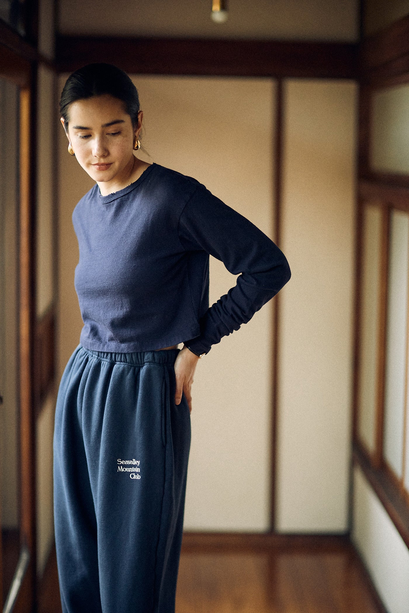 SEA VINTAGE COTTON L/S TEE⭐️黒⭐️Sea Tシャツ SEA VINTAGE COTTON L/S TEE⭐️黒⭐️Sea Tシャツ