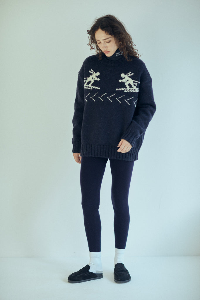 SEA BRITISH WOOL SKIER JACQUARD KNITWEAR