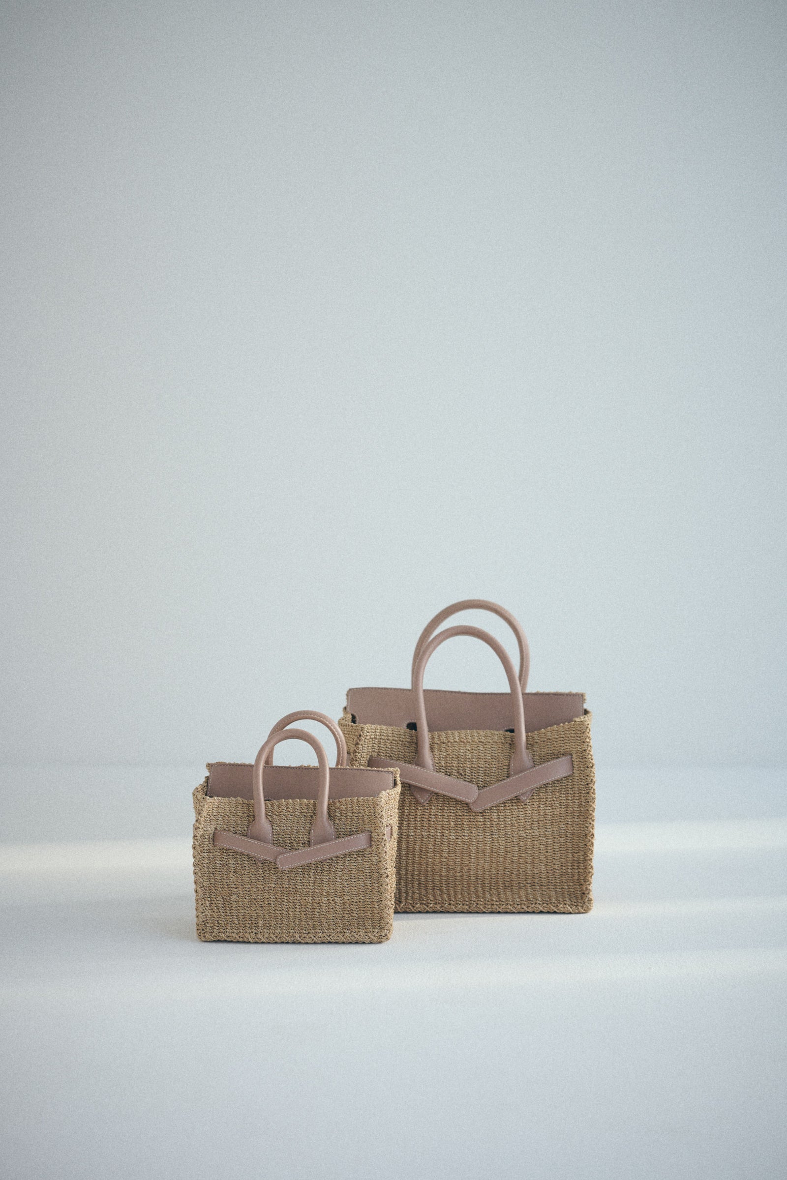 SEA BASKET BAG M（CLAY）