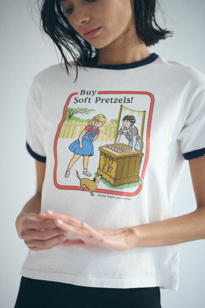 SEA VINTAGE PRETZELS RINGER TEE