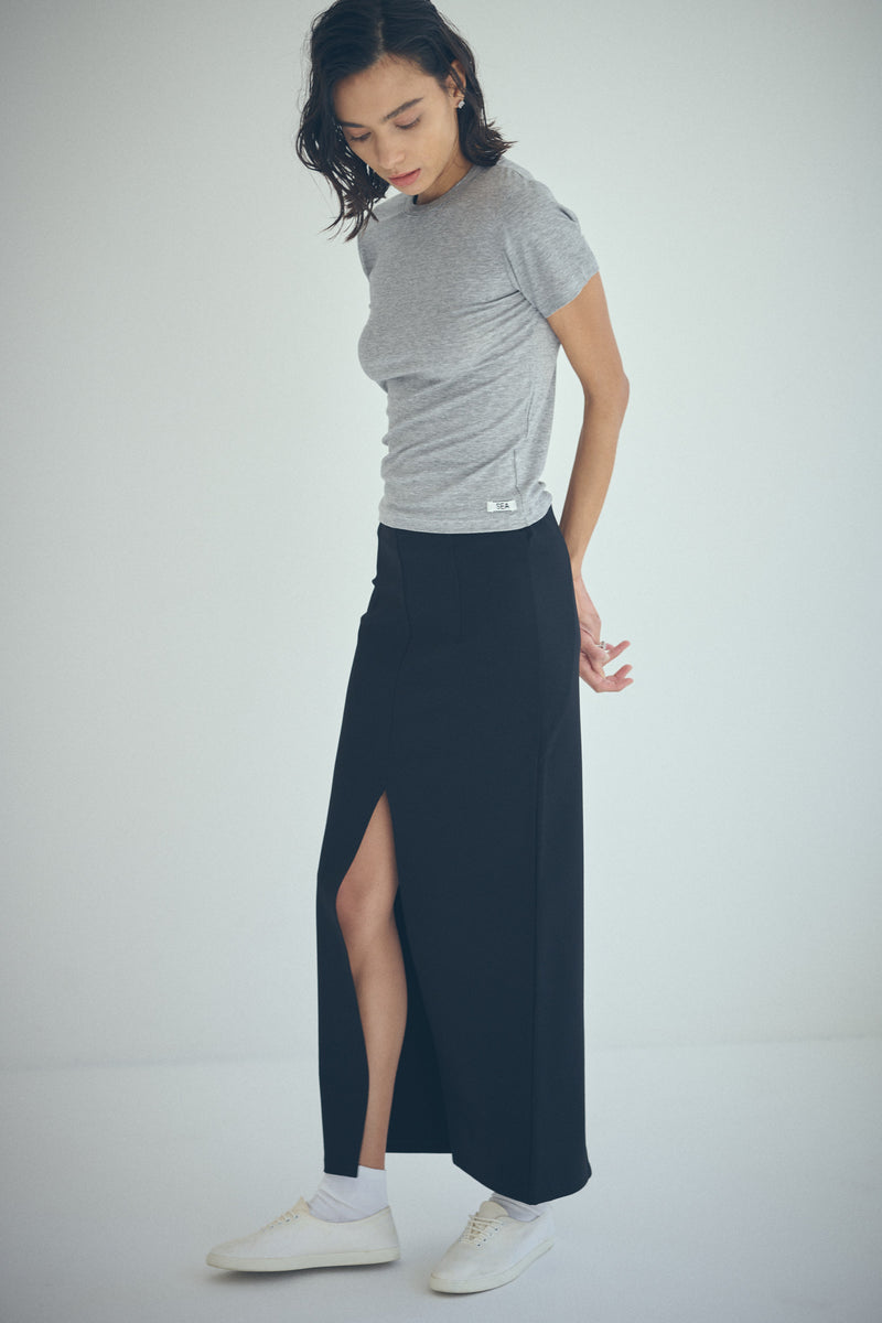 SEA PUNCH SLIT SKIRT