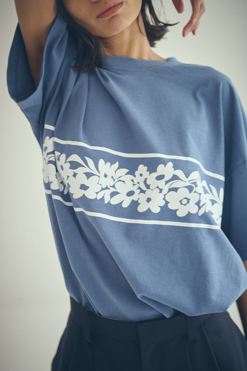 SEA GRAPHIC H/S TEE（Plumeria）