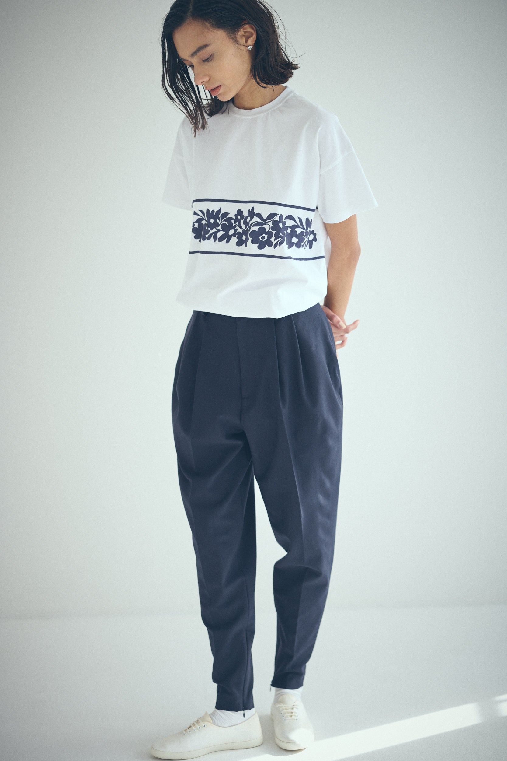 SEA シー　SERGE OVERLYING WASABI TROUSERS SALE] SEA SUMMER SERGE 