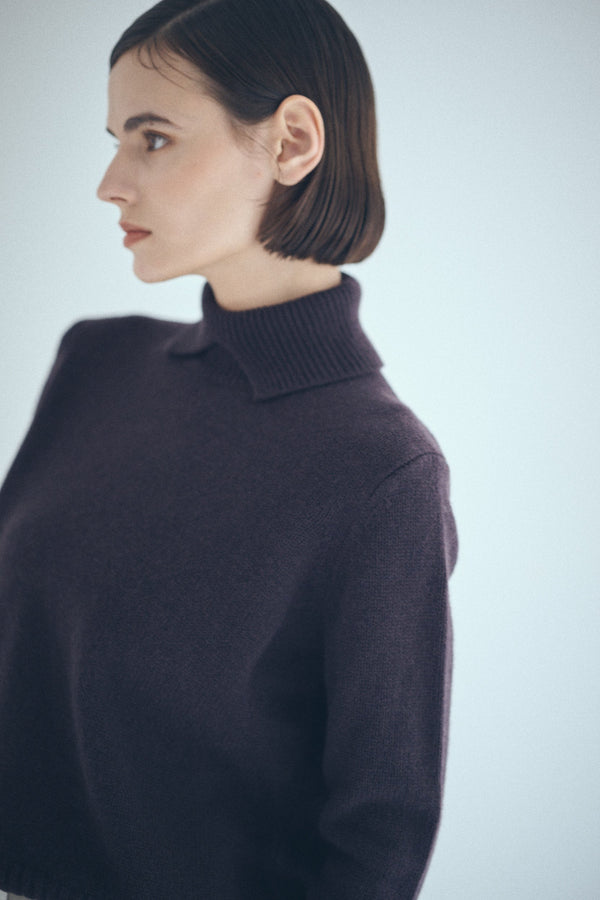 SEA MERINO WOOL TURTLENECK SWEATER