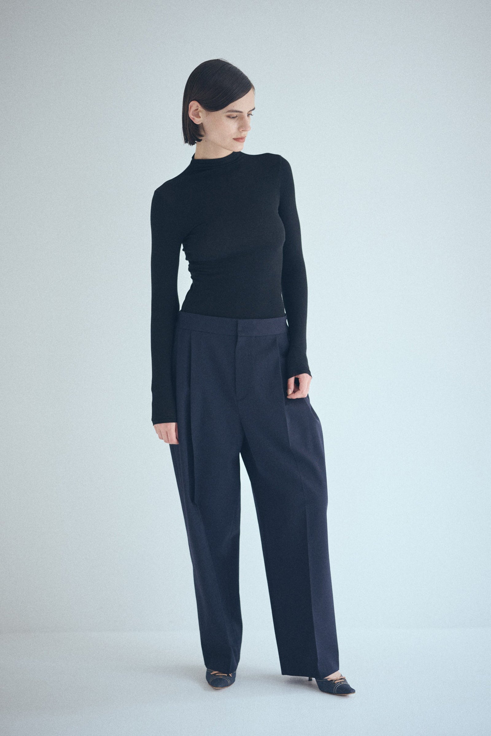 SEA SERGE WIDE TROUSERS