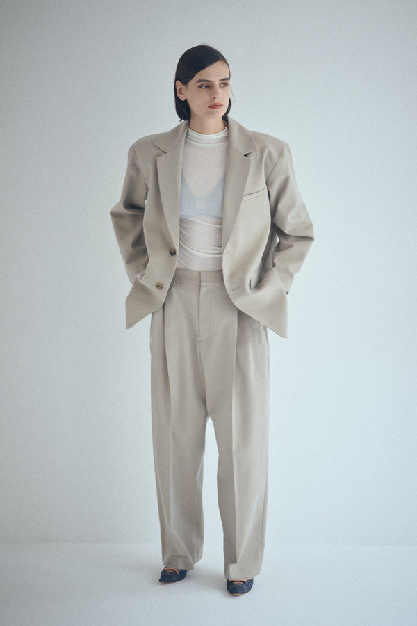 SEA SERGE WIDE TROUSERS