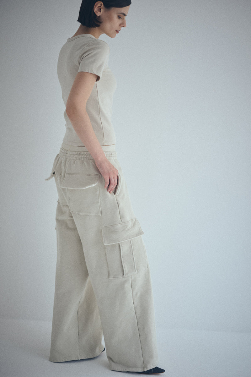 SEA SWEAT WIDE CARGO PANTS