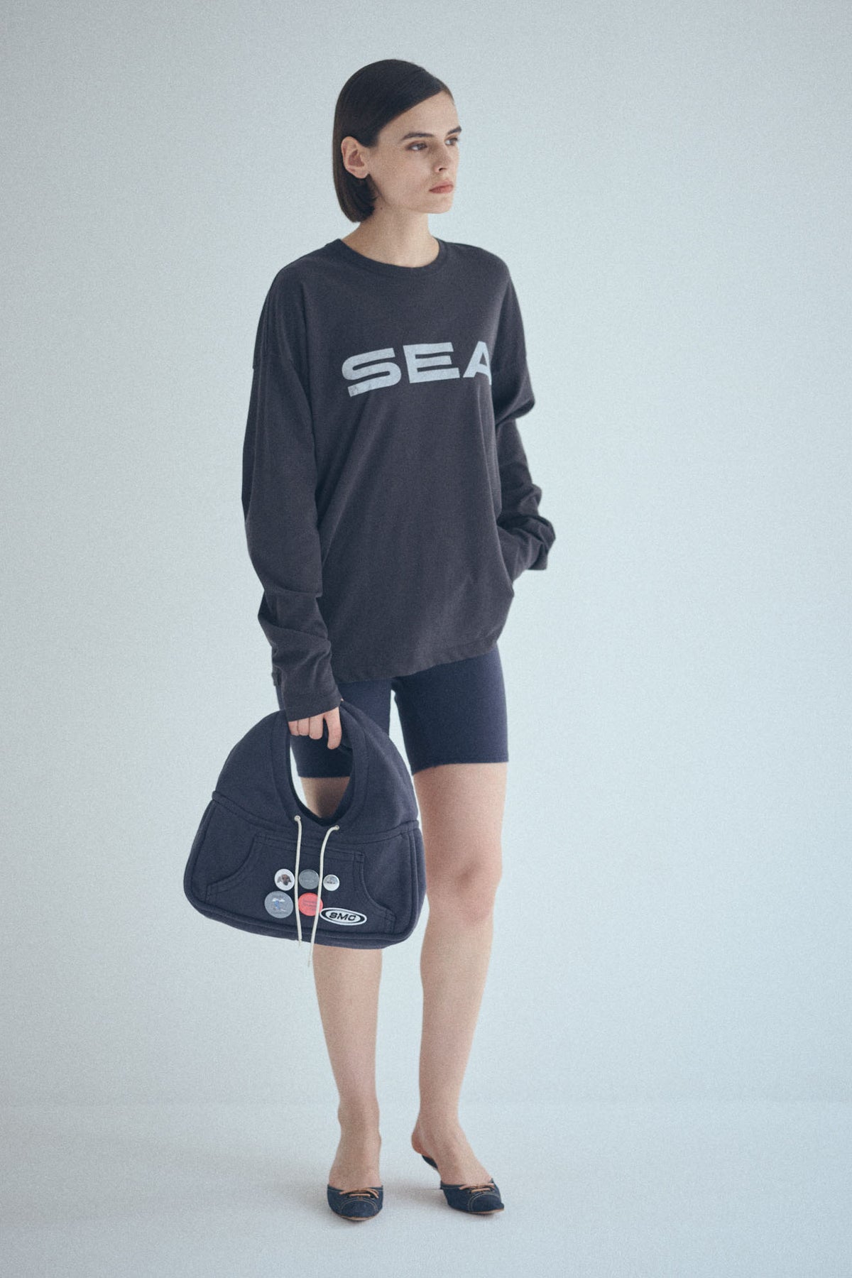 新品未使用　SEA GRAPHIC L/S TEE SEA GRAPHIC L/S TEE (SEA)