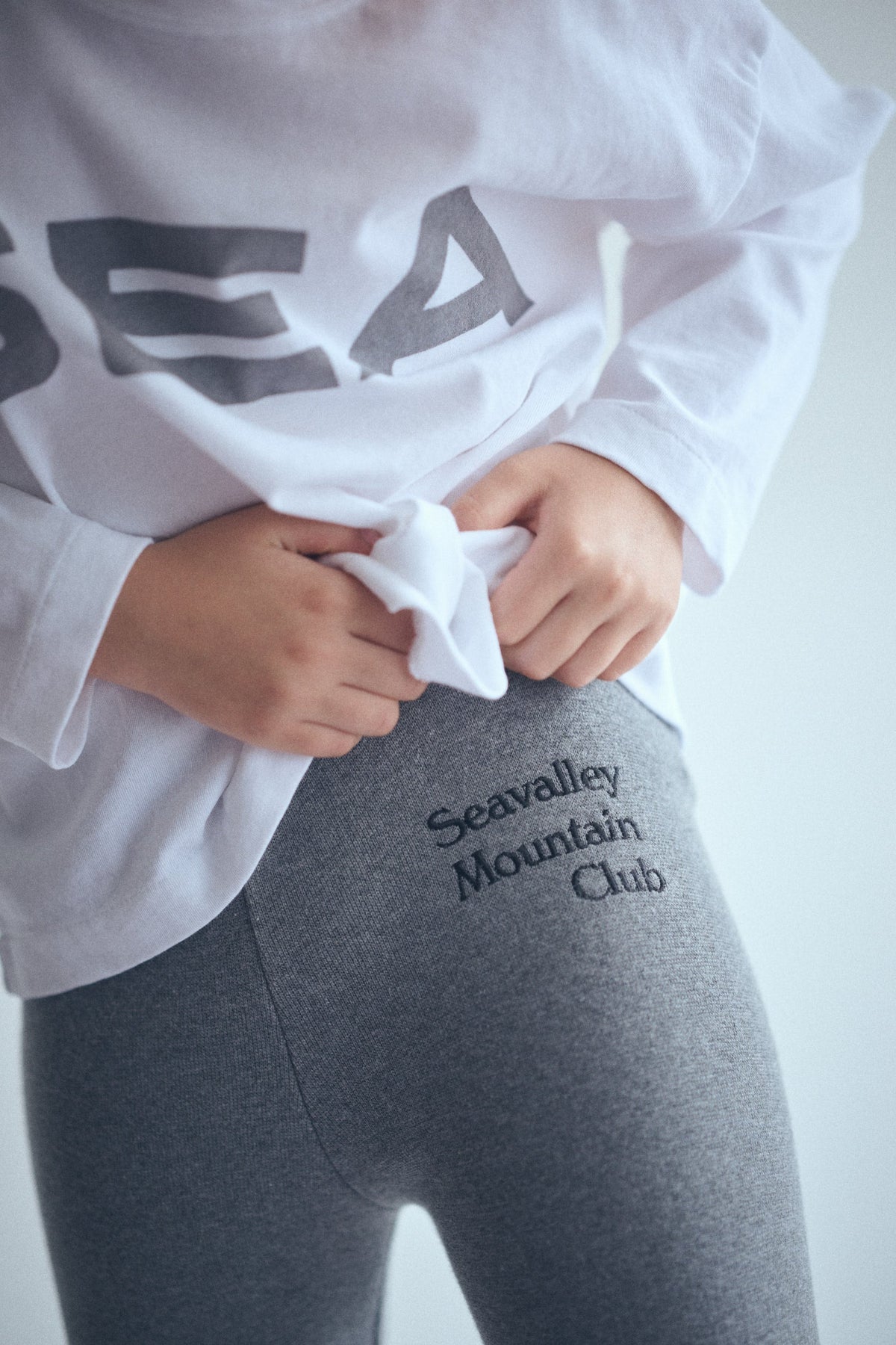 新品SEA \"SEAVALLEY MOUNTAIN CLUB\" LEGGINGS SEA Seavalley Mountain Club HEAVY RIBBED LEGGINGS