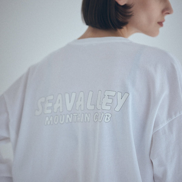 SEA SEAVALLEY SKATER L/S TEE ホワイト シー rie SEA SEAVALLEY