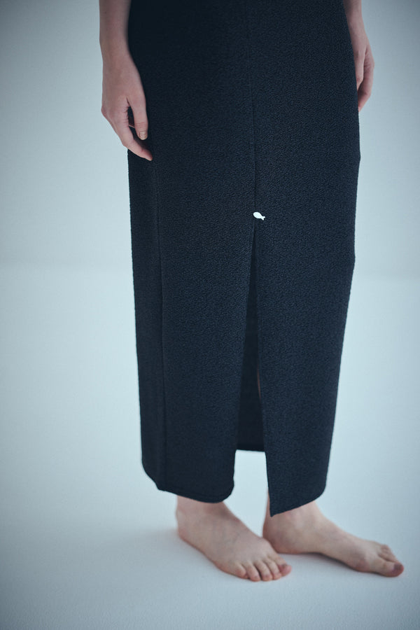 SEA GLITTER SARDINE BUTTON SLIT SKIRT