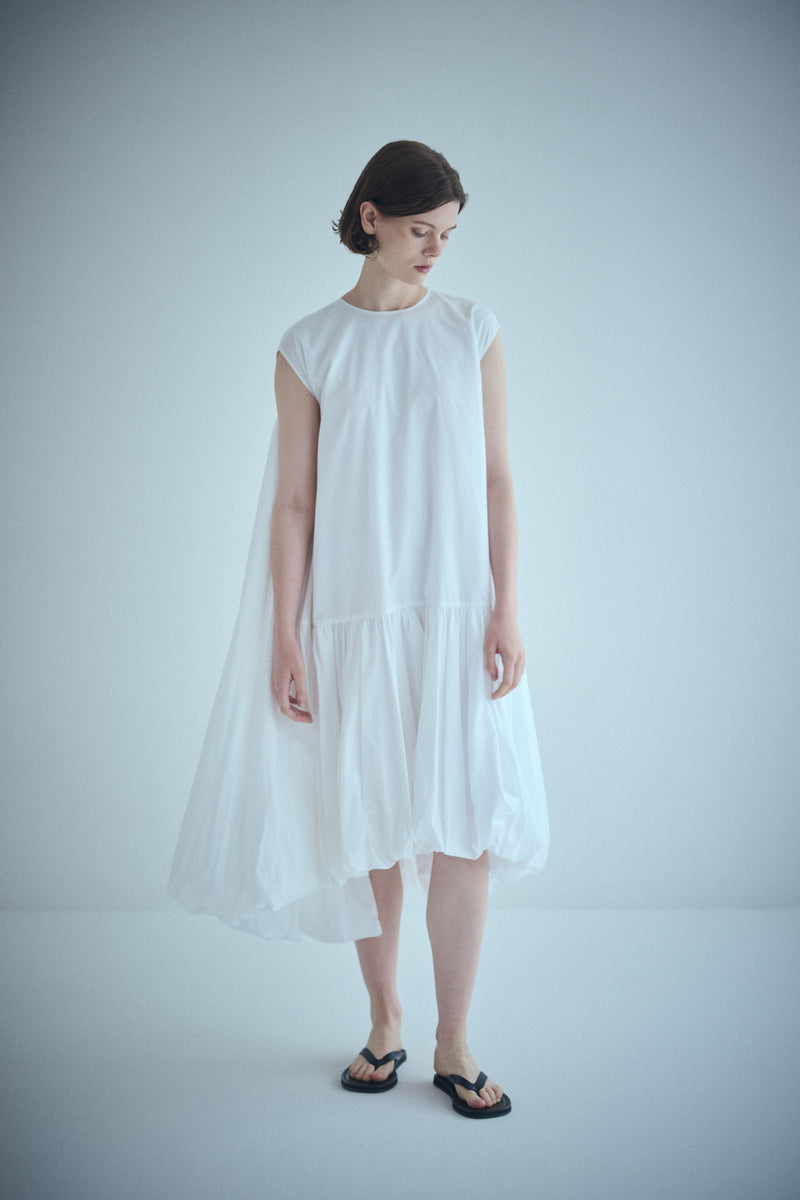 SEA NOSLEEVE BALLOON DRESS