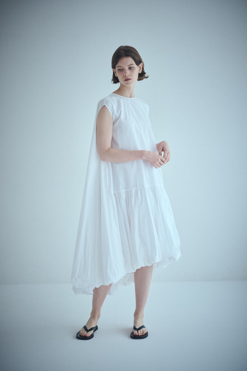 SEA NOSLEEVE BALLOON DRESS