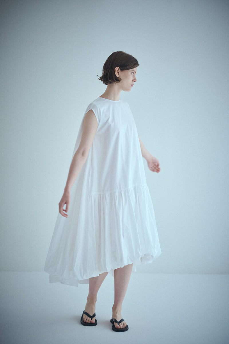 SEA NOSLEEVE BALLOON DRESS