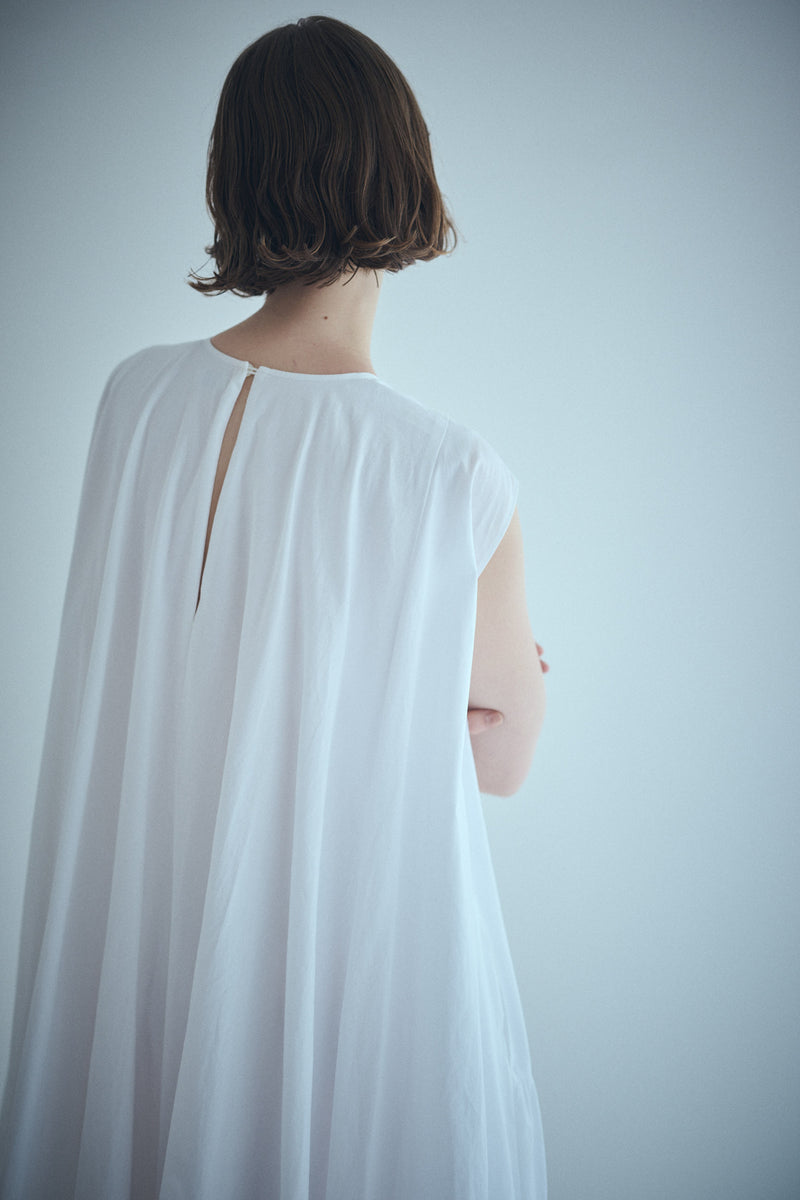 SEA NOSLEEVE BALLOON DRESS