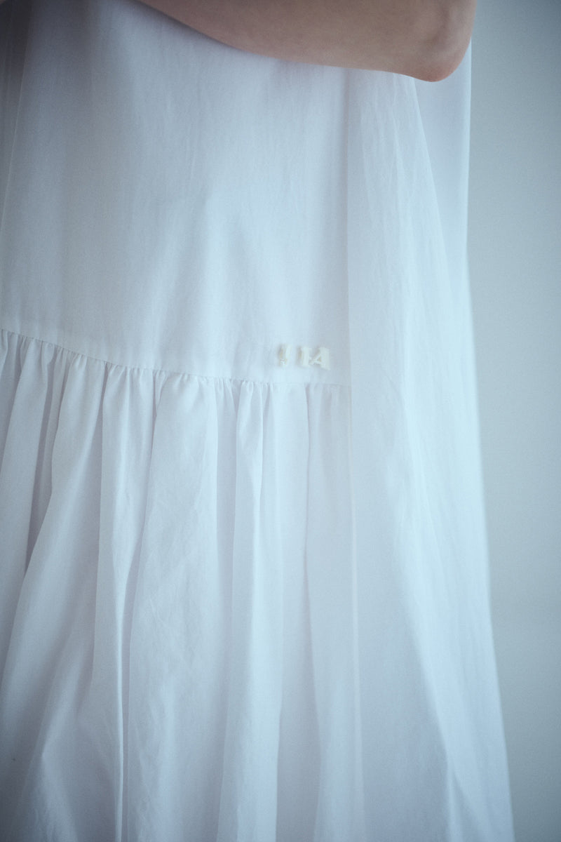 SEA NOSLEEVE BALLOON DRESS