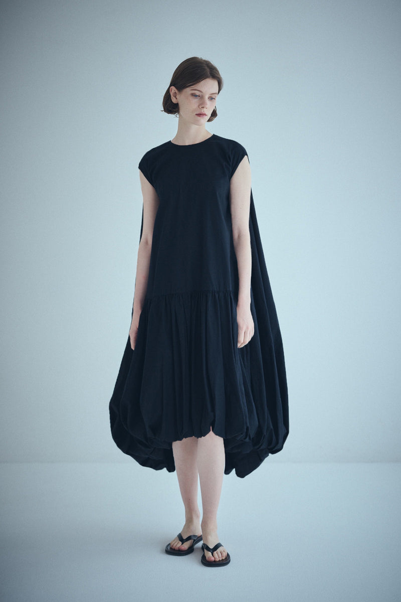 SEA NOSLEEVE BALLOON DRESS