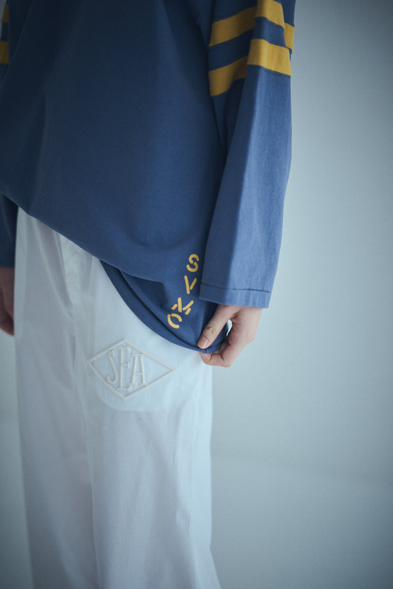 SEA EMBROIDERY LACE PANTS