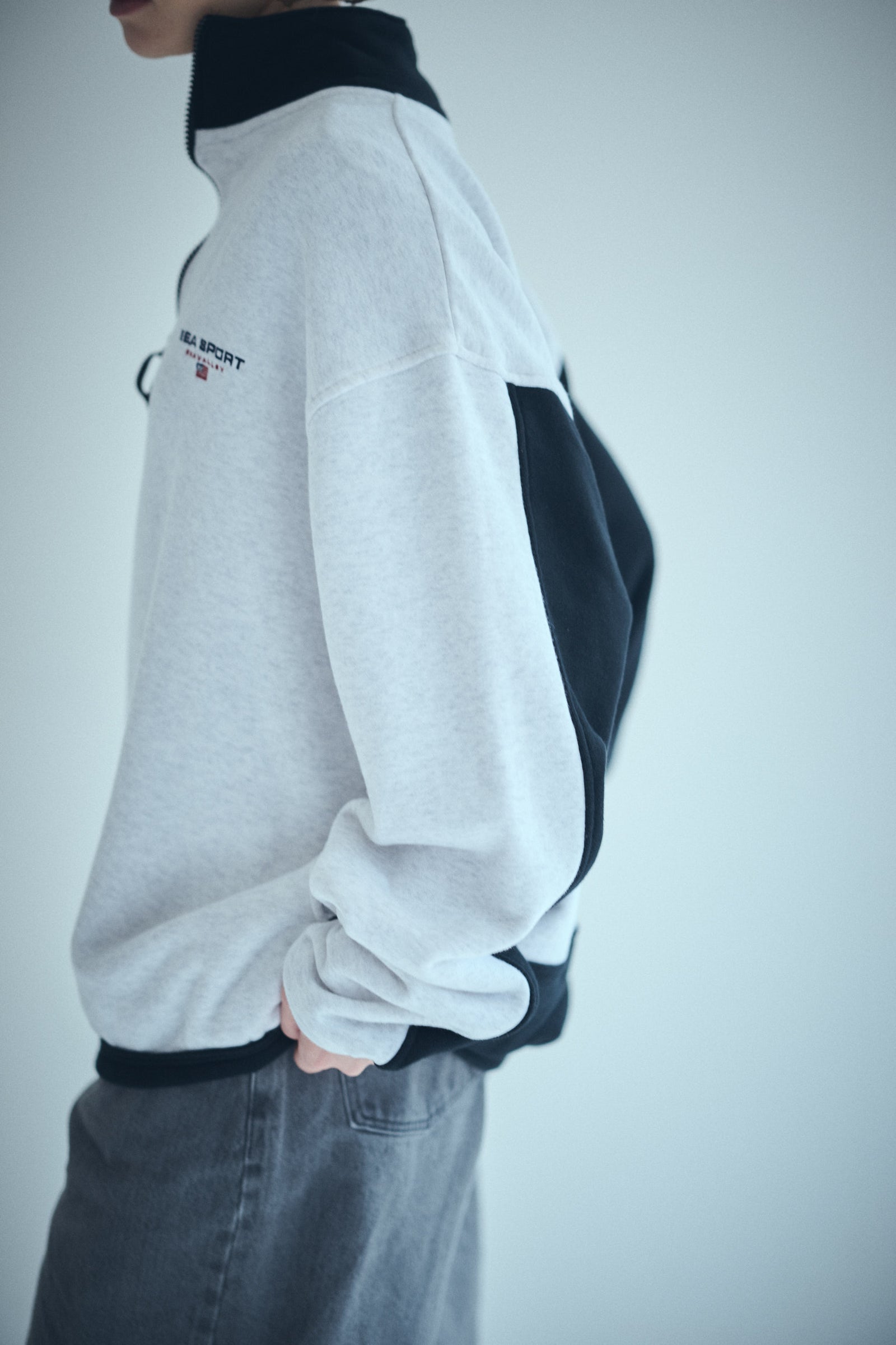 SALE] SEA SPORTS BICOLOR HALF-ZIP PULLOVER