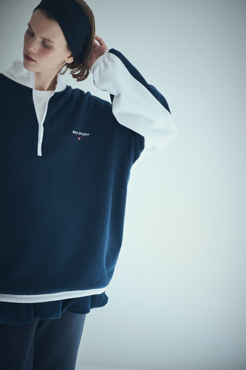 SEA SPORTS BICOLOR HALF-ZIP PULLOVER