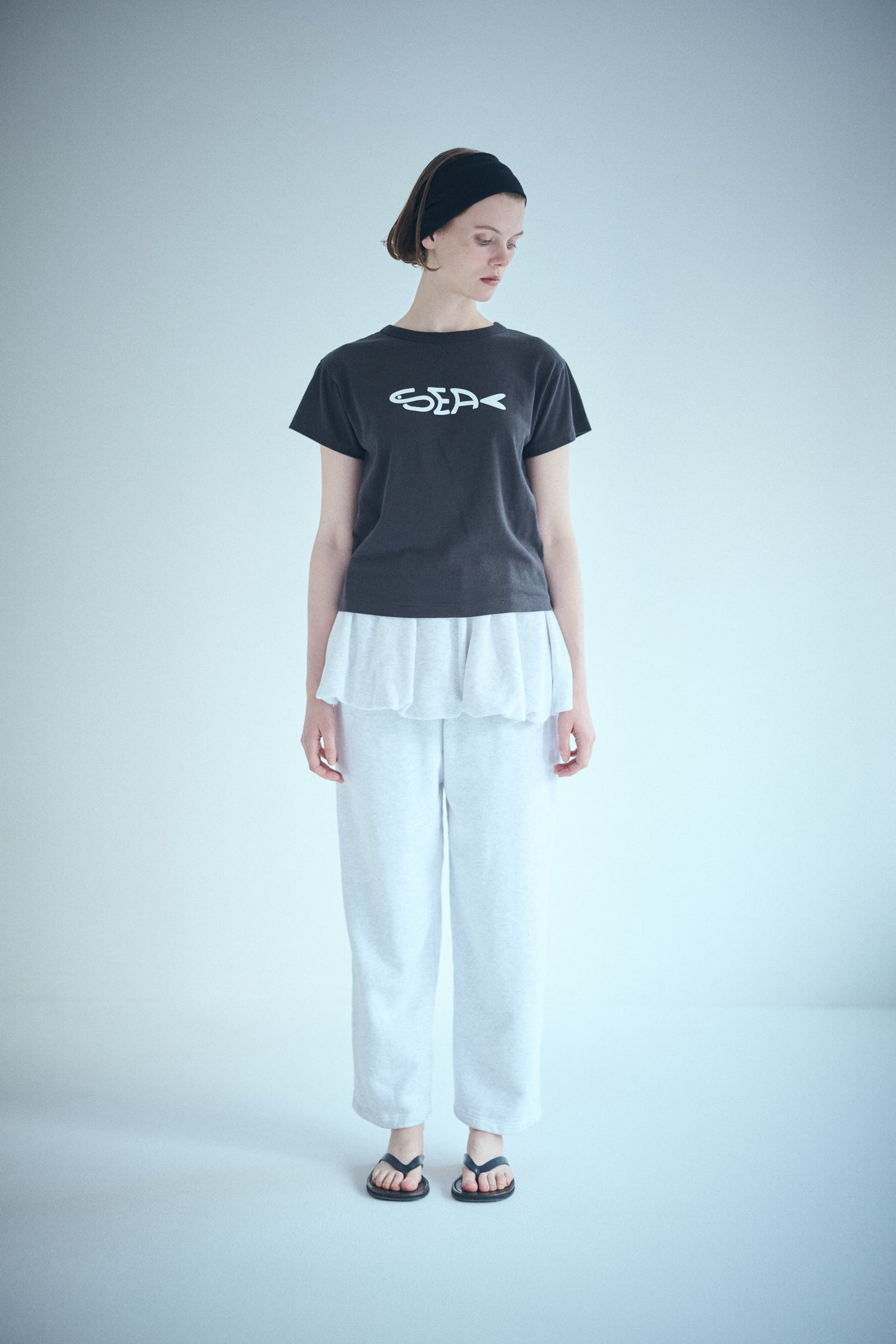 SEA SARDINE STRAIGHT SWEAT PANTS
