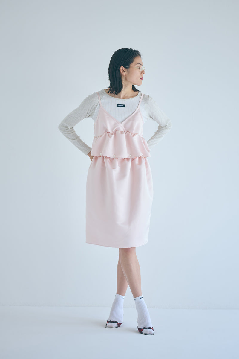 SEA HEAVY SATIN MULTIWAY DRESS