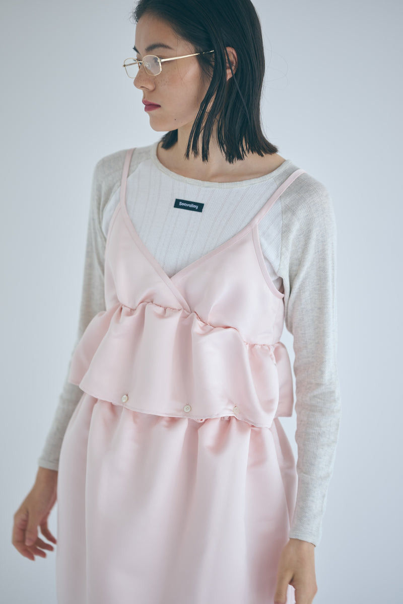 SEA HEAVY SATIN MULTIWAY DRESS