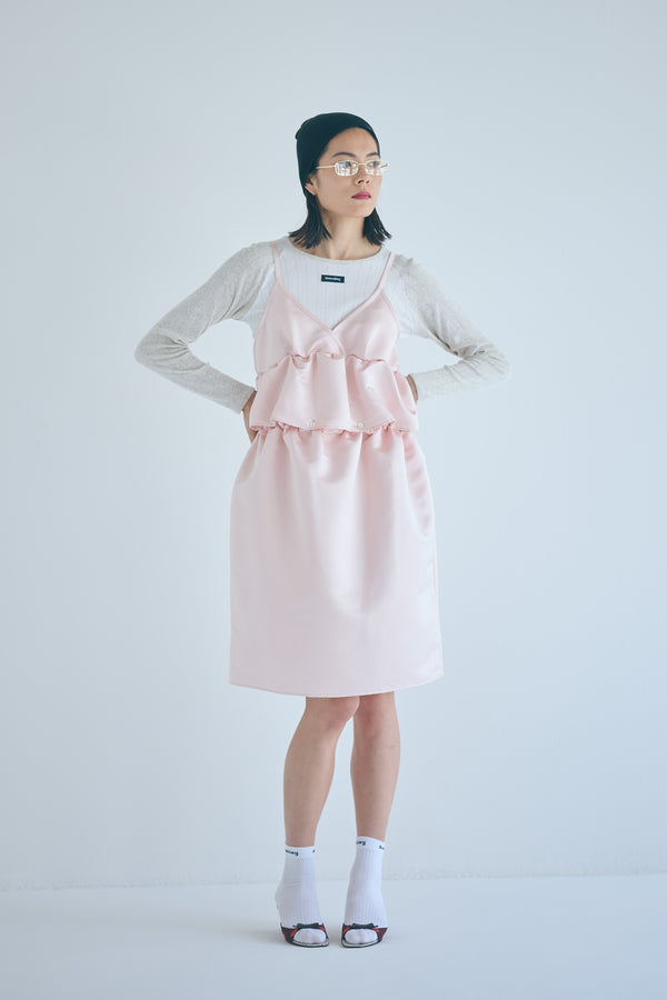 SEA HEAVY SATIN MULTIWAY DRESS