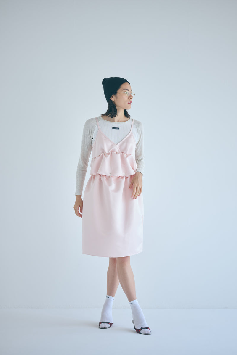 SEA HEAVY SATIN MULTIWAY DRESS