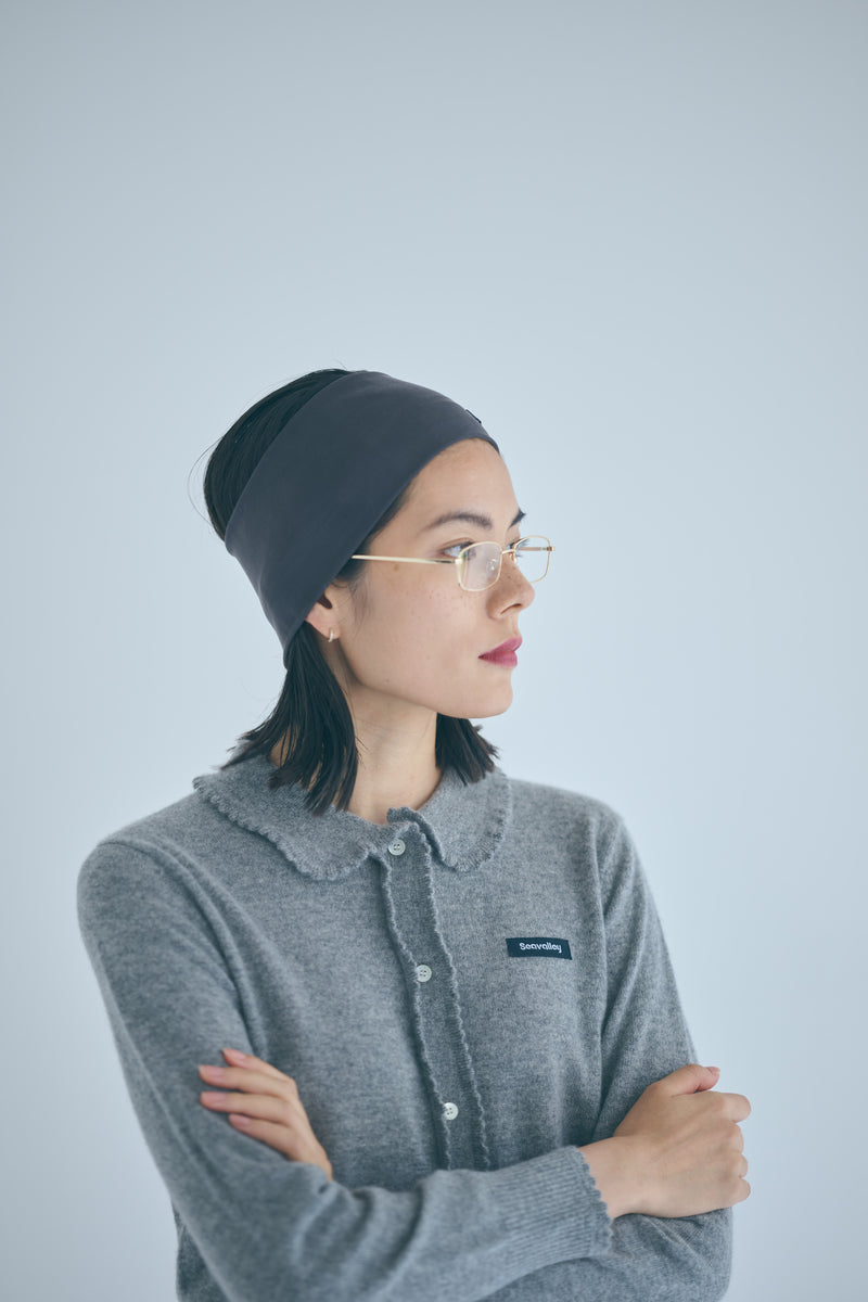 SEA CASHMERE FRILL KNIT CARDIGAN