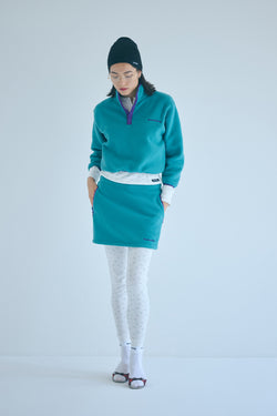 SEA SEAVALLEY RECYCLED FLEECE MINI SKIRT SEA SEAVALLEY RECYCLED FLEECE MINI SKIRT