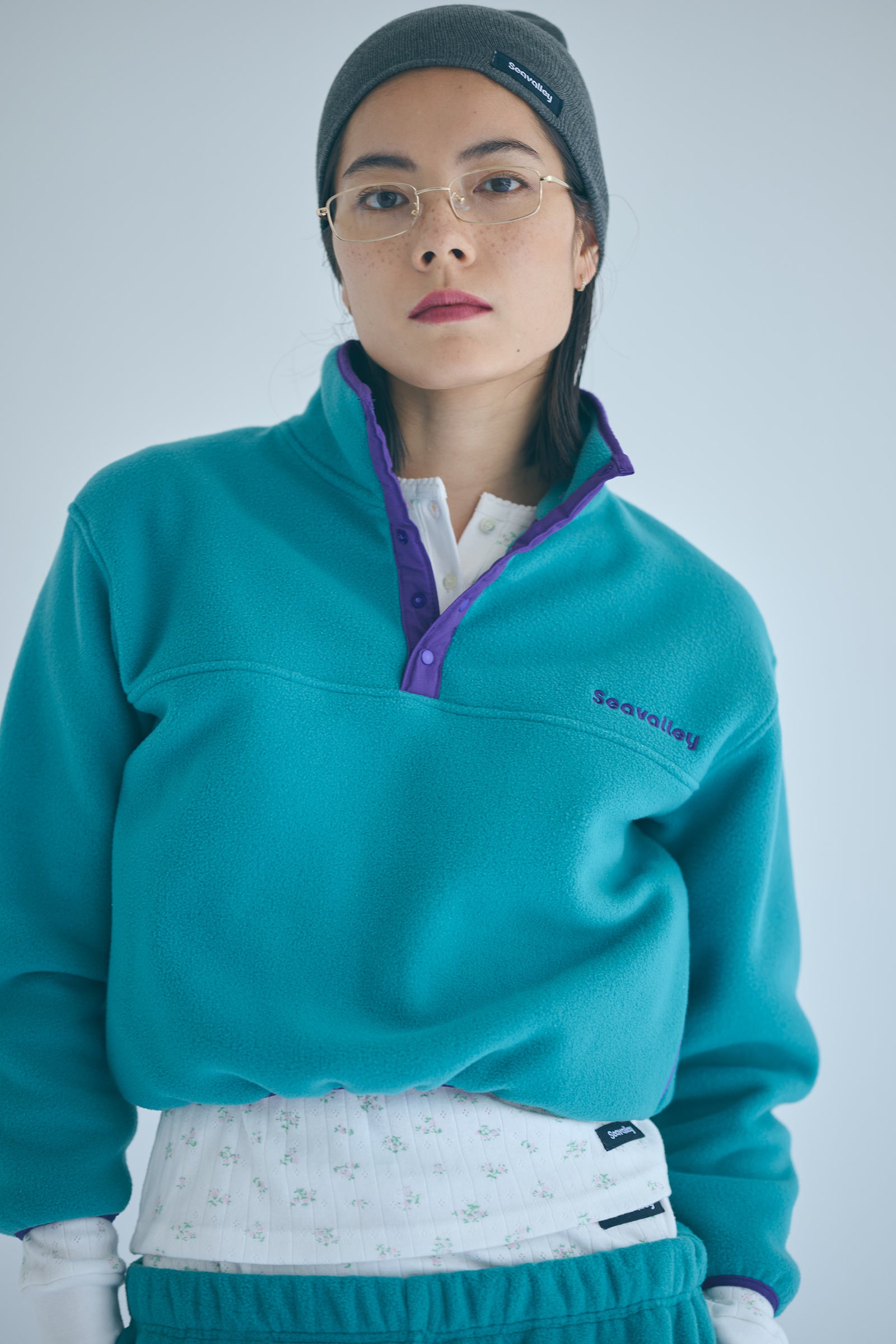 SEA SEAVALLEY RECYCLED FLEECE PULLOVER SEA SEAVALLEY RECYCLED FLEECE PULLOVER