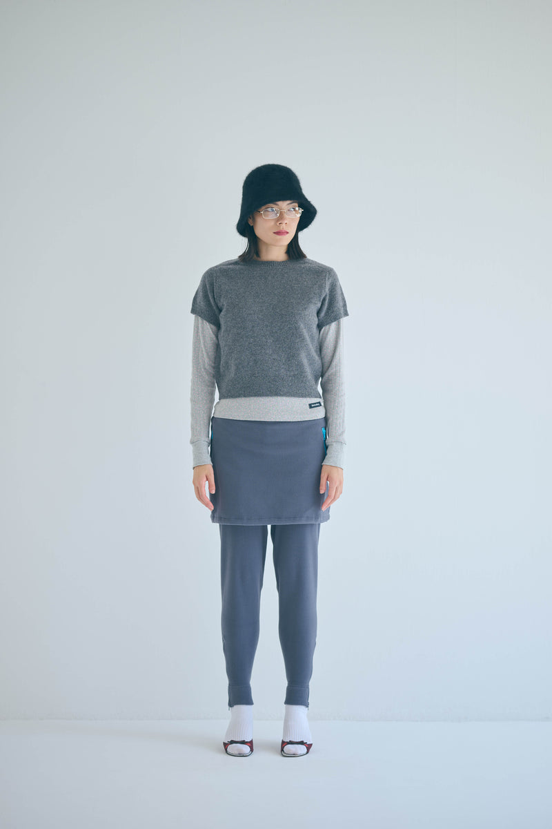 SEA SHETLAND WOOL HALF SLEEVE PULLOVER