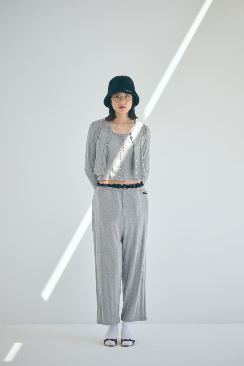 SEA EYELET RIBBED COZY PANTS