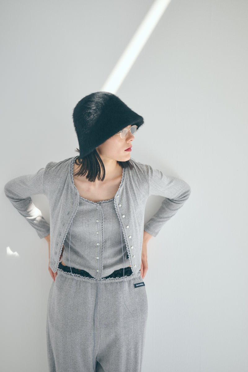 SEA EYELET RIBBED COZY PANTS