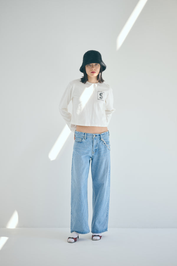 SEA 14OZ WIDE DENIM PANTS