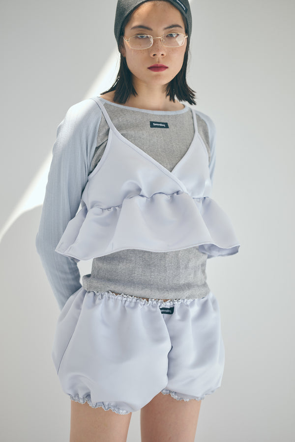SEA EYELET RIBBED BASEBALL RAGLAN L/S TEE