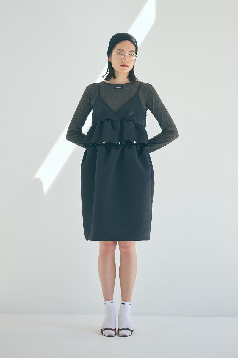 SEA HEAVY SATIN MULTIWAY DRESS