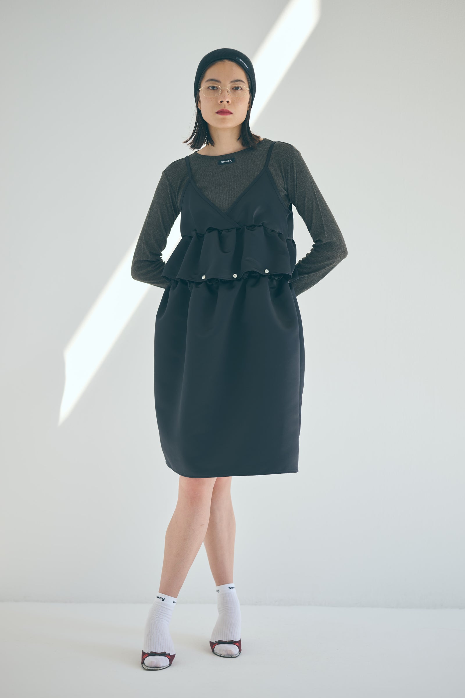 SEA SEAVALLEY SHEER RIBBED L/S/ TEE