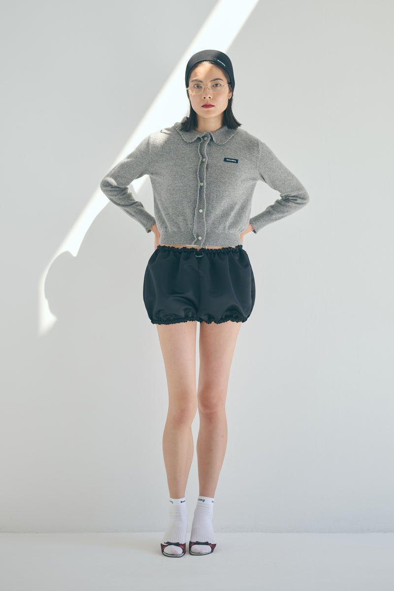 SEA HEAVY SATIN PUMPKIN SHORTS