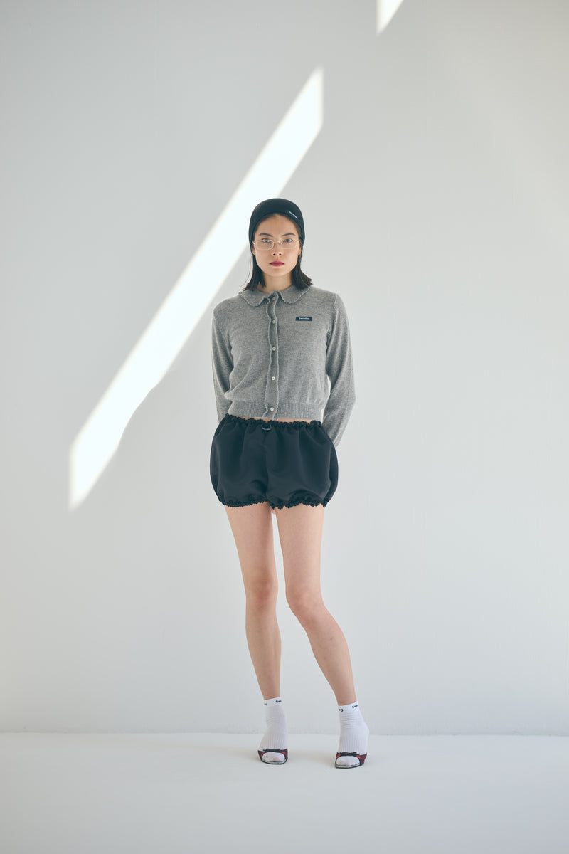 SEA HEAVY SATIN PUMPKIN SHORTS