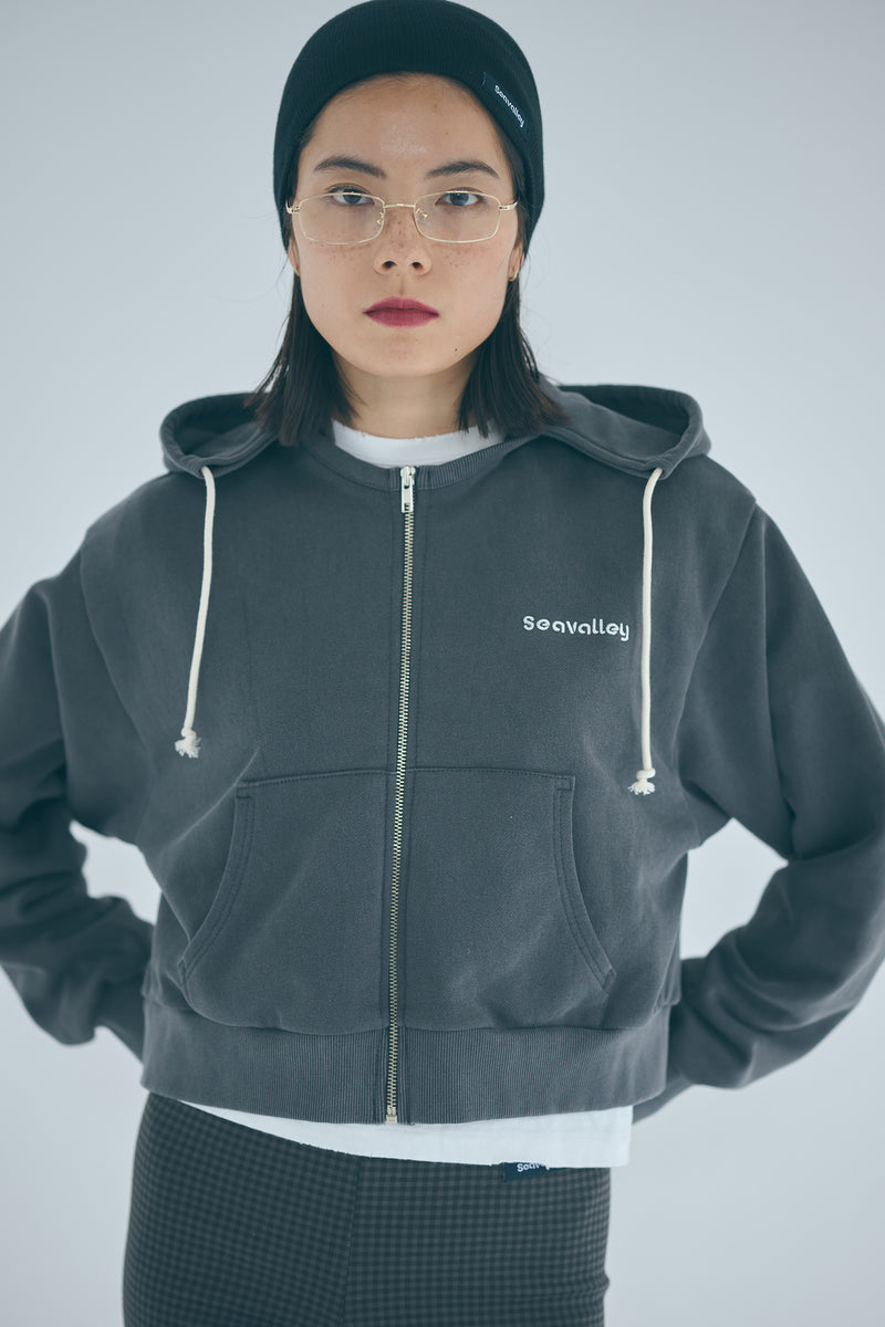 SEAVALLEY FADED SWEAT ZIP HOODIE