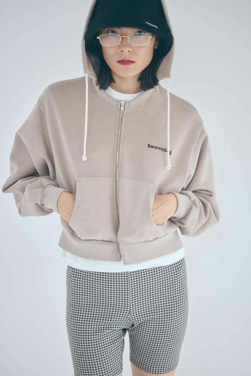 SEAVALLEY FADED SWEAT ZIP HOODIE