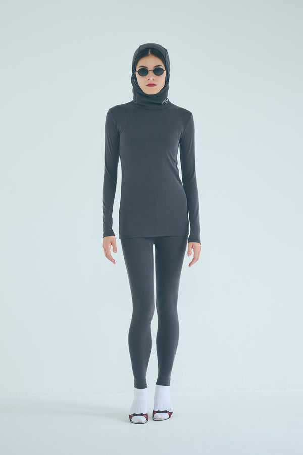 SEA SEAVALLEY MOUNTAIN CLUB TURTLE NECK TOP